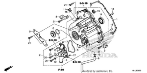 Alternator Cover Schematic