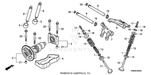 Camshaft@valve Schematic