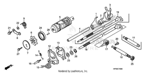 Gearshift Drum Schematic