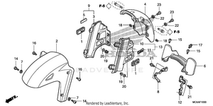 Front Fender Schematic
