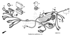 Wire Harness (trx250te) Schematic