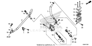 Rear Brake Master        Cylinder Schematic