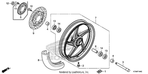 Front Wheel Schematic