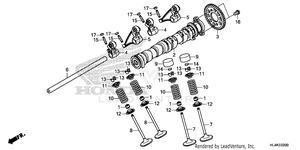 Camshaft@valve Schematic