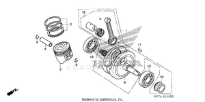 Crankshaft + Piston (1) Schematic