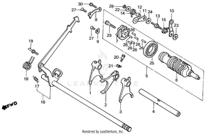 Gearshift Drum Schematic