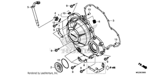 Right Crankcase Cover Schematic