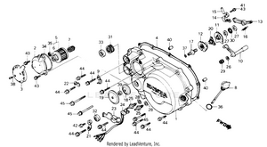 Right Crankcase Cover Schematic