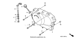Right Crankcase Cover Schematic