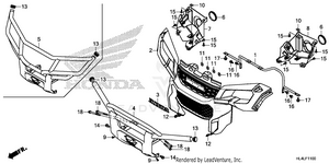Front Grille@front Bumper Schematic