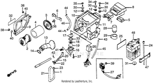 Air Cleaner + Battery Schematic