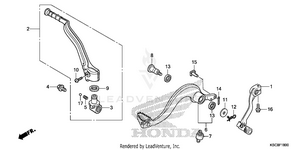 Pedal + Kick Starter Arm Schematic
