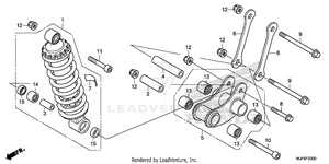 Rear Shock Absorber Schematic