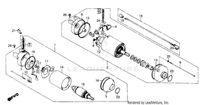 Starting Motor Schematic