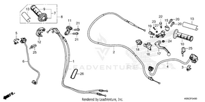 Handle Lever@switch@cable Schematic