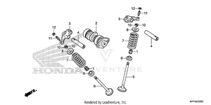 Camshaft@valve Schematic