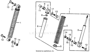Front Fork 77-80 Schematic