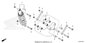 Rear Shock Absorber Schematic