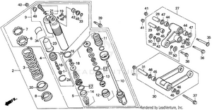 Rear Shock Absorber 90 Schematic