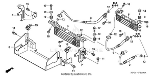 Oil Cooler Schematic