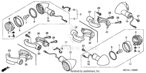 Front + Rear Turn Signal Schematic