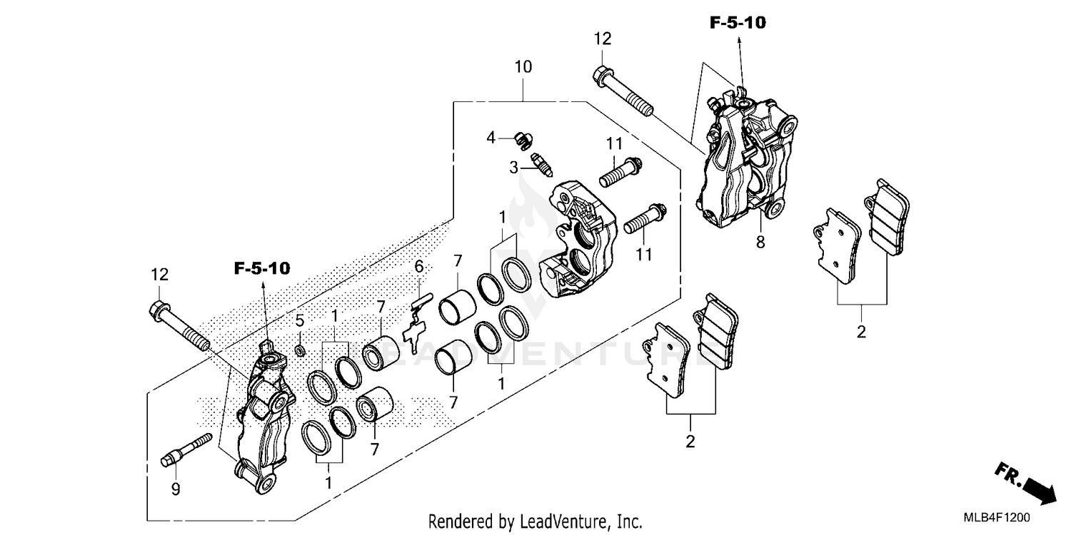 FRONT BRAKE CALIPER