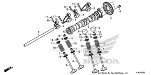 Camshaft@valve Schematic