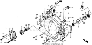 Right Crankcase Cover Schematic
