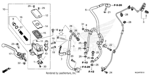 Front Brake Master       Cylinder Schematic