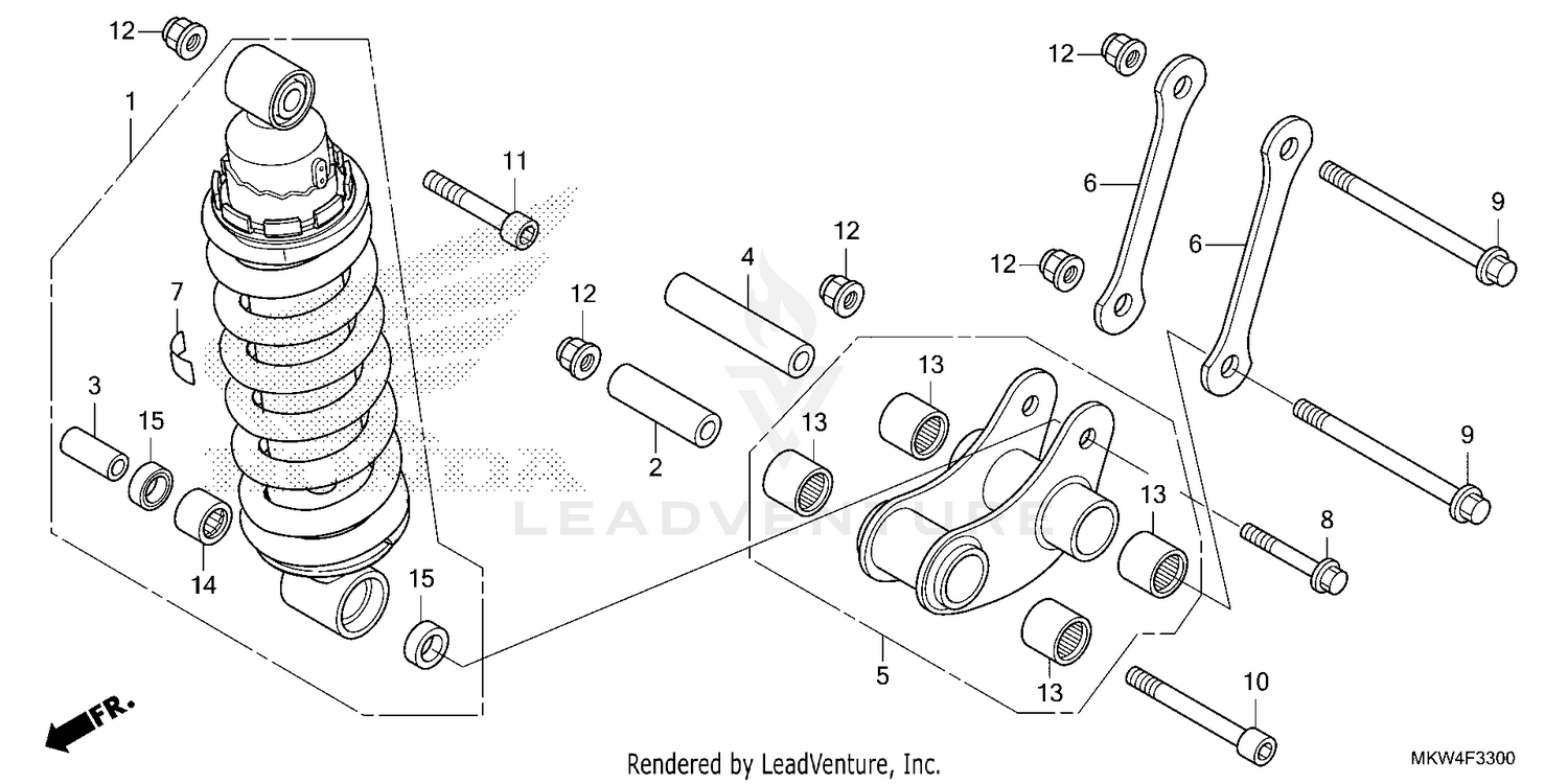 REAR SHOCK ABSORBER