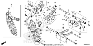 Rear Shock Absorber Schematic