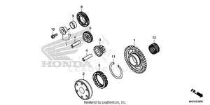 Starting Clutch Schematic