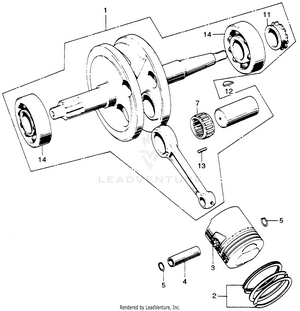 Crankshaft + Piston Schematic