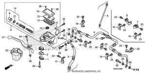 Front Brake Master Cylinder Schematic