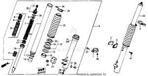 Front Fork Schematic