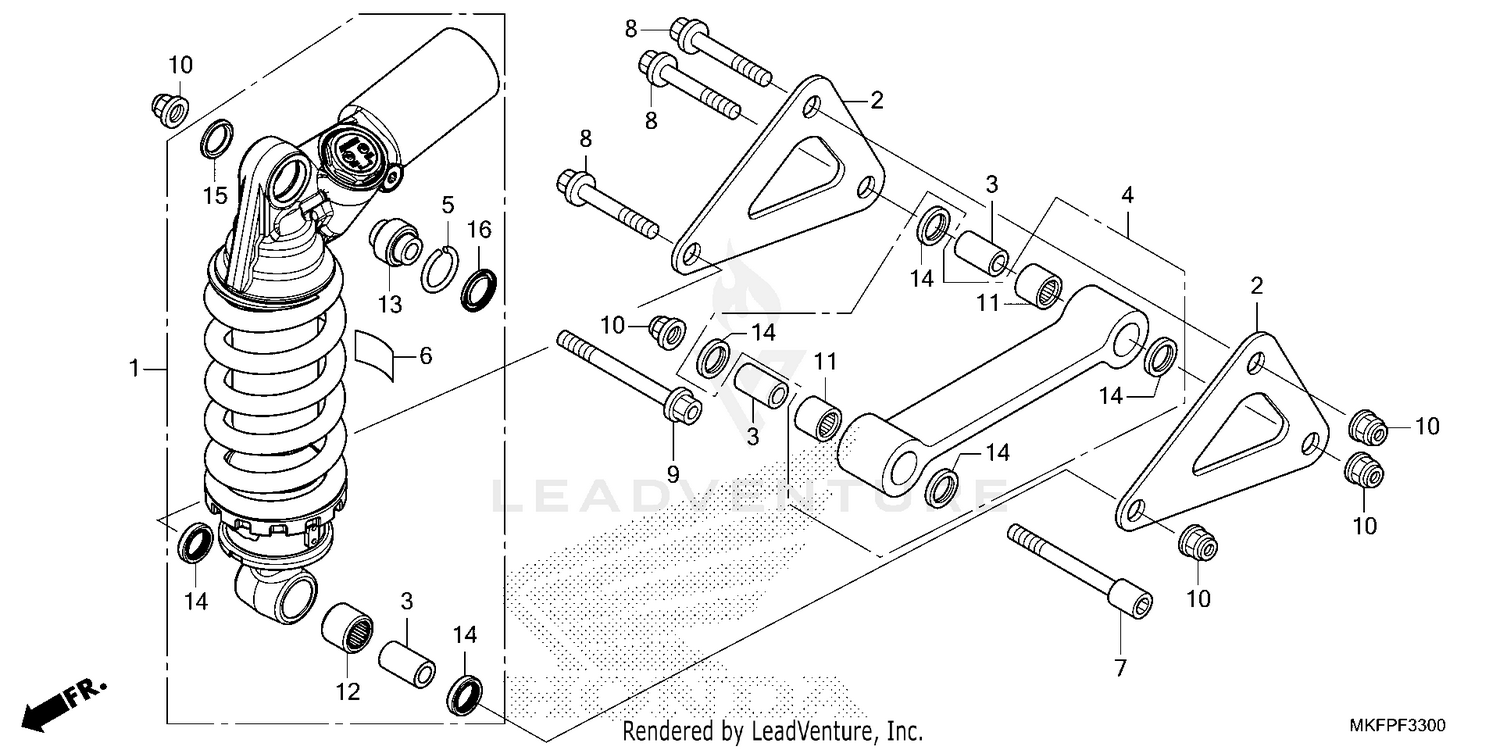 REAR SHOCK ABSORBER