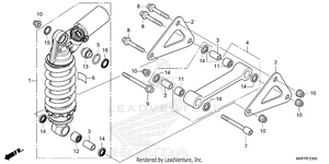 Rear Shock Absorber Schematic