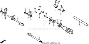 Gearshift Drum Schematic