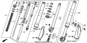 Front Fork Schematic