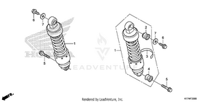 Rear Shock Absorber Schematic