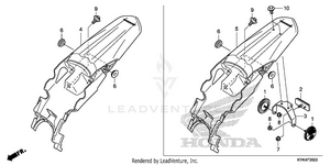 Rear Fender (1) Schematic