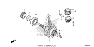 Crankshaft + Piston Schematic