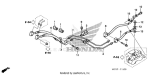 Rear Brake Hose Schematic