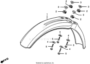 Front Fender Schematic