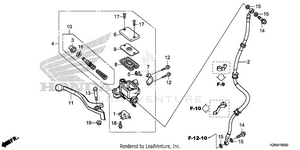 Front Brake Master       Cylinder Schematic
