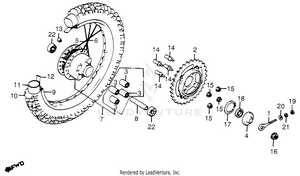 Rear Wheel Schematic