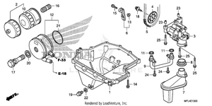 Oil Pan@oil Pump Schematic