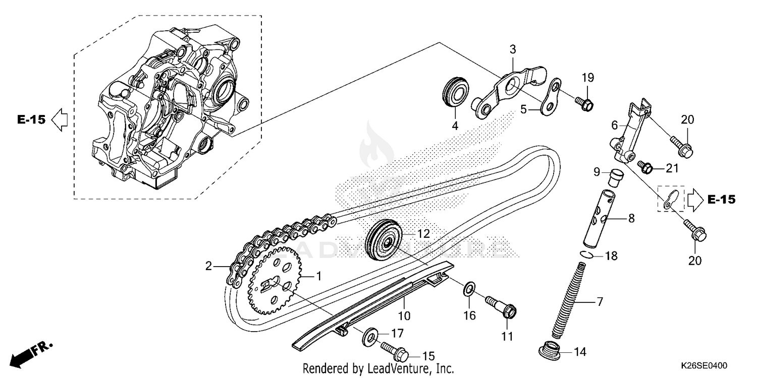 CAM CHAIN@TENSIONER