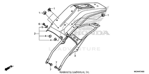 Rear Fender Schematic
