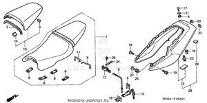 Seat@rear Cowl Schematic